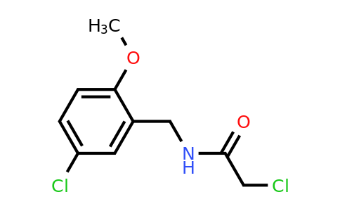 CAS 1225915-88-7 | 2-Chloro-N-[(5-chloro-2-methoxyphenyl)methyl]acetamide