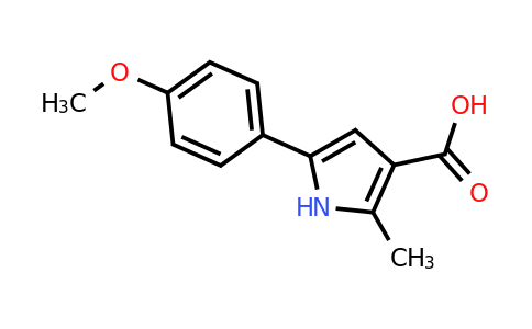 CAS 1226059-85-3 | 5-(4-Methoxyphenyl)-2-methyl-1H-pyrrole-3-carboxylic acid