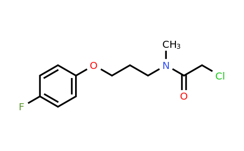 CAS 1226093-15-7 | 2-Chloro-N-[3-(4-fluorophenoxy)propyl]-N-methylacetamide
