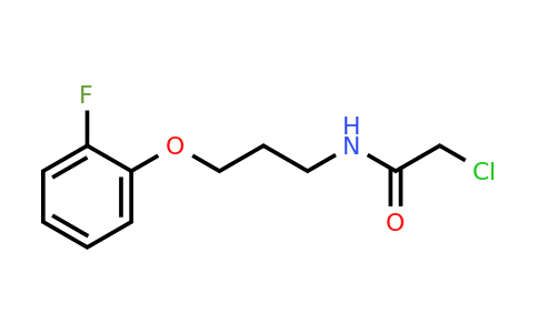 CAS 1226215-91-3 | 2-Chloro-N-[3-(2-fluorophenoxy)propyl]acetamide