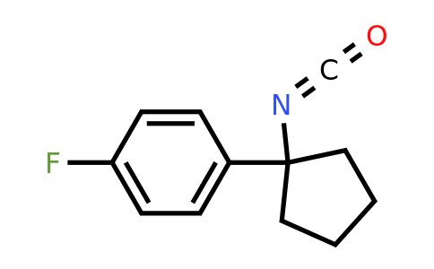 CAS 1226221-21-1 | 1-Fluoro-4-(1-isocyanatocyclopentyl)benzene