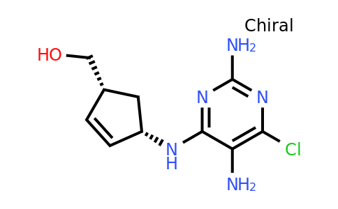 CAS 122624-77-5 | ((1R,4S)-4-((2,5-Diamino-6-chloropyrimidin-4-yl)amino)cyclopent-2-en-1-yl)methanol