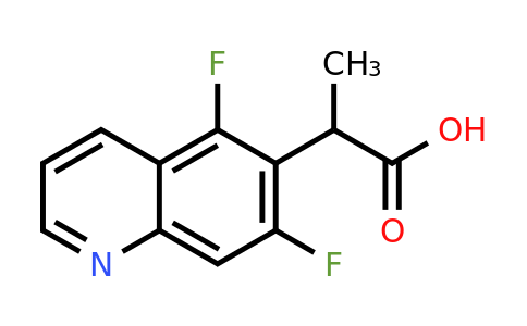 CAS 1226776-94-8 | 2-(5,7-Difluoroquinolin-6-yl)propanoic acid