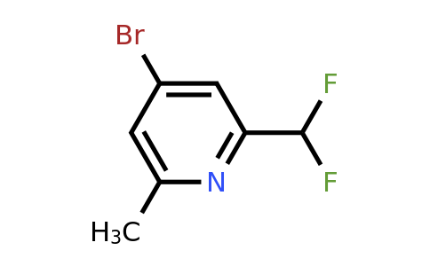 CAS 1226800-12-9 | 4-Bromo-2-(difluoromethyl)-6-methylpyridine