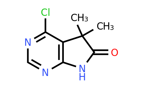 CAS 1226804-02-9 | 4-chloro-5,5-dimethyl-5H,6H,7H-pyrrolo[2,3-d]pyrimidin-6-one