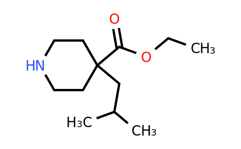 CAS 1227243-23-3 | ethyl 4-(2-methylpropyl)piperidine-4-carboxylate