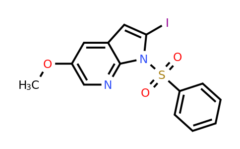 CAS 1227267-13-1 | 1- (Phenysulfonyl)-2-iodo-5-methoxy-7-azaindole