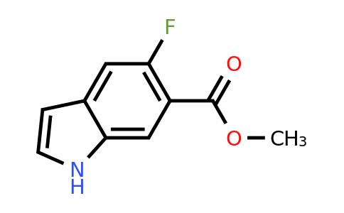 methyl 5-fluoro-1H-indole-6-carboxylate