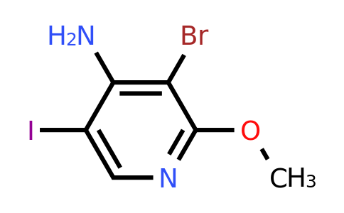CAS 1227268-98-5 | 3-bromo-5-iodo-2-methoxypyridin-4-amine