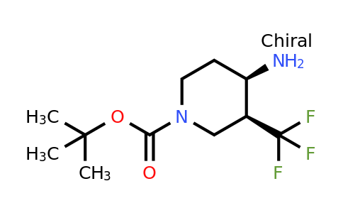 CAS 1227484-42-5 | tert-butyl (3S,4R)-4-amino-3-(trifluoromethyl)piperidine-1-carboxylate