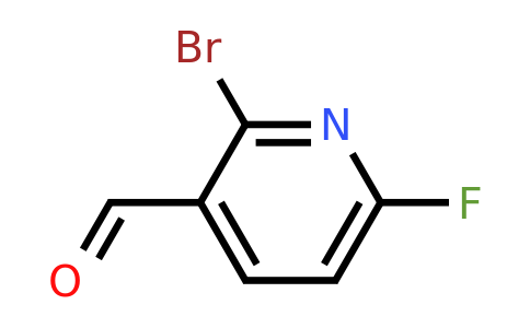 CAS 1227489-86-2 | 2-bromo-6-fluoro-pyridine-3-carbaldehyde