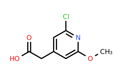 CAS 1227496-89-0 | 2-Chloro-6-methoxypyridine-4-acetic acid