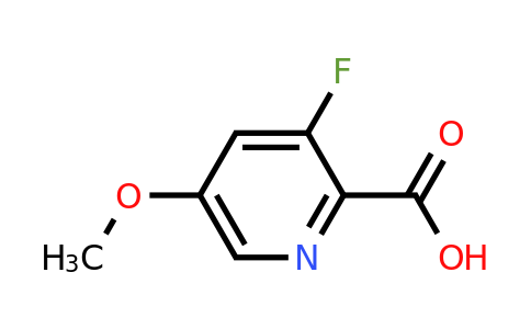 CAS 1227511-52-5 | 3-Fluoro-5-methoxy-pyridine-2-carboxylic acid