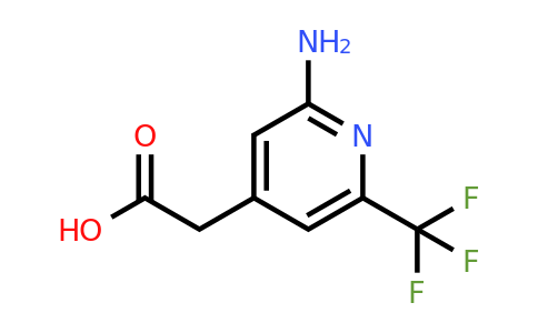 CAS 1227515-77-6 | 2-Amino-6-(trifluoromethyl)pyridine-4-acetic acid