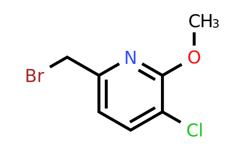 CAS 1227516-96-2 | 6-(Bromomethyl)-3-chloro-2-methoxypyridine