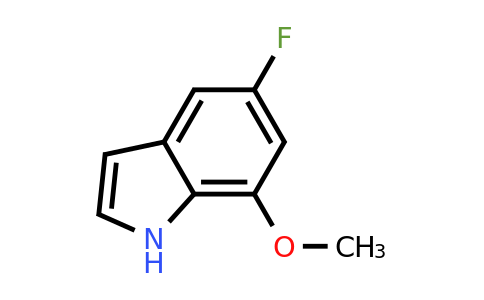 CAS 1227561-74-1 | 5-Fluoro-7-methoxy-1H-indole
