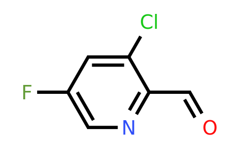 CAS 1227563-32-7 | 3-Chloro-5-fluoropyridine-2-carbaldehyde