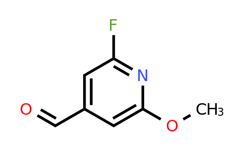 CAS 1227563-69-0 | 2-Fluoro-6-methoxyisonicotinaldehyde