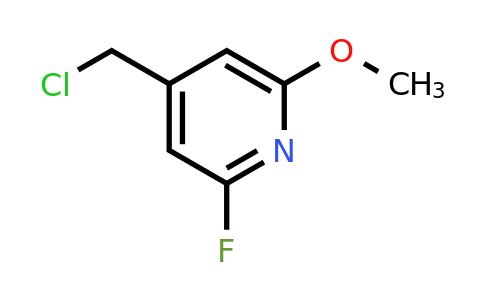 CAS 1227564-13-7 | 4-(Chloromethyl)-2-fluoro-6-methoxypyridine