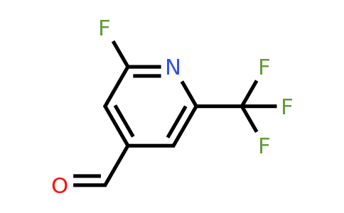 CAS 1227565-35-6 | 2-Fluoro-6-(trifluoromethyl)isonicotinaldehyde