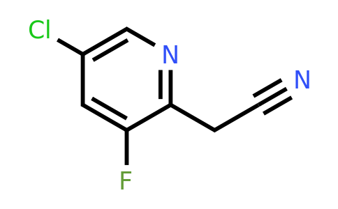 CAS 1227572-25-9 | 2-(5-Chloro-3-fluoropyridin-2-yl)acetonitrile