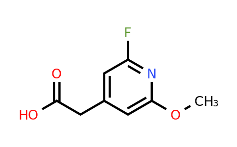 CAS 1227573-90-1 | (2-Fluoro-6-methoxypyridin-4-YL)acetic acid