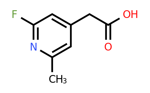 CAS 1227574-41-5 | (2-Fluoro-6-methylpyridin-4-YL)acetic acid