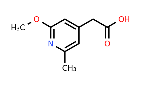 CAS 1227577-43-6 | (2-Methoxy-6-methylpyridin-4-YL)acetic acid