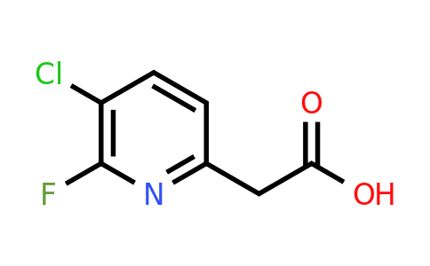 CAS 1227578-72-4 | (5-Chloro-6-fluoropyridin-2-YL)acetic acid