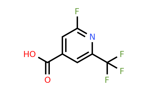 CAS 1227579-85-2 | 2-Fluoro-6-(trifluoromethyl)isonicotinic acid