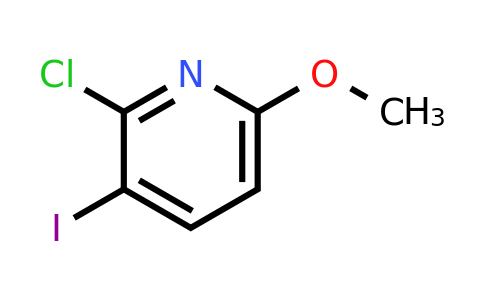 CAS 1227580-90-6 | 2-chloro-3-iodo-6-methoxy-pyridine