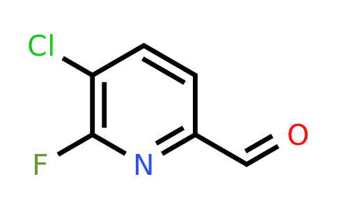 CAS 1227583-98-3 | 5-Chloro-6-fluoropicolinaldehyde