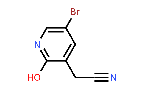 CAS 1227591-25-4 | 2-(5-bromo-2-hydroxypyridin-3-yl)acetonitrile