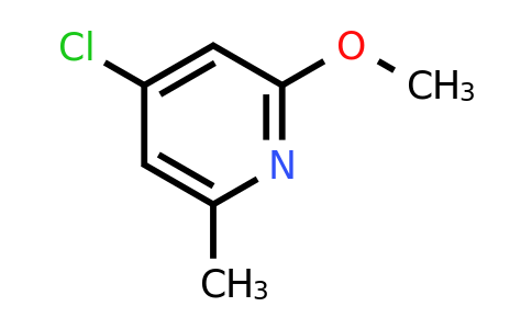 CAS 1227594-01-5 | 4-Chloro-2-methoxy-6-methylpyridine