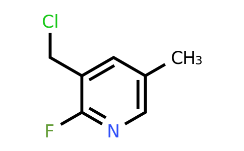 CAS 1227594-57-1 | 3-(Chloromethyl)-2-fluoro-5-methylpyridine