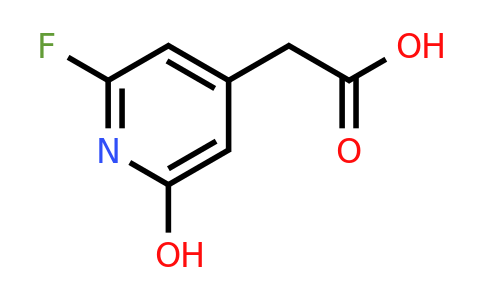 CAS 1227594-69-5 | (2-Fluoro-6-hydroxypyridin-4-YL)acetic acid
