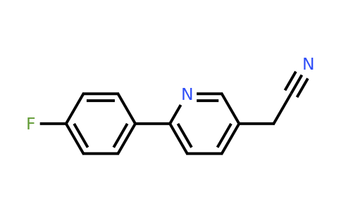 CAS 1227599-81-6 | [6-(4-Fluoro-phenyl)-pyridin-3-yl]-acetonitrile