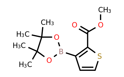 CAS 1227664-10-9 | Methyl 3-(4,4,5,5-tetramethyl-1,3,2-dioxaborolan-2-YL)thiophene-2-carboxylate