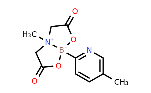 CAS 1227700-43-7 | 4-Methyl-8-(5-methylpyridin-2-yl)-2,6-dioxohexahydro-[1,3,2]oxazaborolo[2,3-b][1,3,2]oxazaborol-4-ium-8-uide