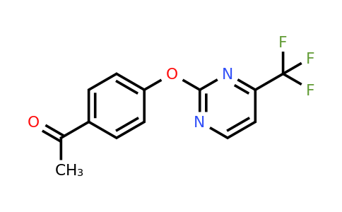 CAS 1227954-94-0 | 1-(4-((4-(Trifluoromethyl)pyrimidin-2-yl)oxy)phenyl)ethanone