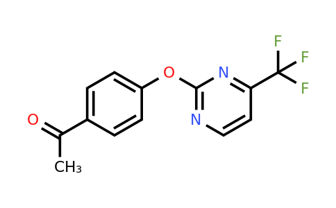 1-(4-((4-(Trifluoromethyl)pyrimidin-2-yl)oxy)phenyl)ethanone