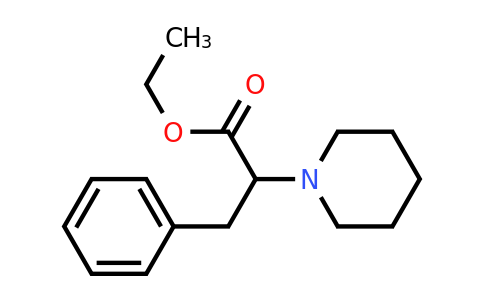 CAS 122806-10-4 | Ethyl 3-phenyl-2-(piperidin-1-yl)propanoate