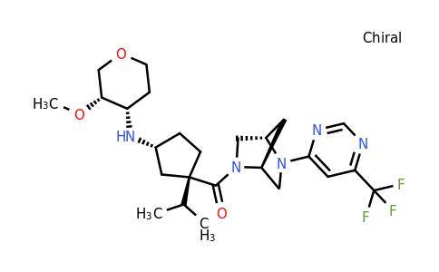 CAS 1228111-63-4 | d-erythro-pentitol, 1,5-anhydro-2,3-dideoxy-4-o-methyl-3-[[(1r,3s)-3-(1-methylethyl)-3-[[(1s,4s)-5-[6-(trifluoromethyl)-4-pyrimidinyl]-2,5-diazabicyclo[2.2.1]hept-2-yl]carbonyl]cyclopentyl]amino]-