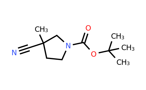 CAS 1228537-69-6 | tert-butyl 3-cyano-3-methylpyrrolidine-1-carboxylate