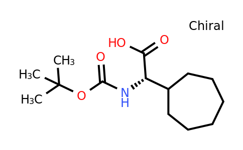 CAS 1228542-19-5 | (2S)-2-(tert-butoxycarbonylamino)-2-cycloheptyl-acetic acid