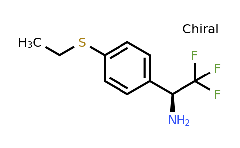 CAS 1228542-28-6 | (S)-1-(4-Ethylsulfanyl-phenyl)-2,2,2-trifluoro-ethylamine