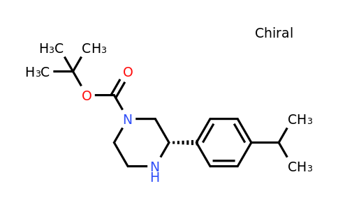 CAS 1228542-29-7 | (S)-3-(4-Isopropyl-phenyl)-piperazine-1-carboxylic acid tert-butyl ester