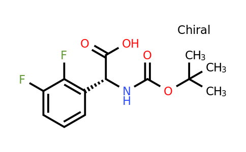 CAS 1228542-33-3 | (2R)-2-(2,3-Difluorophenyl)-2-[(tert-butoxy)carbonylamino]acetic acid