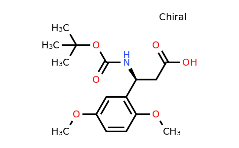 CAS 1228542-74-2 | (S)-3-Tert-butoxycarbonylamino-3-(2,5-dimethoxy-phenyl)-propionic acid