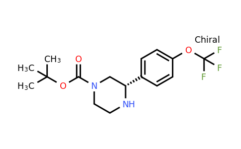 CAS 1228542-80-0 | (S)-3-(4-Trifluoromethoxy-phenyl)-piperazine-1-carboxylic acid tert-butyl ester